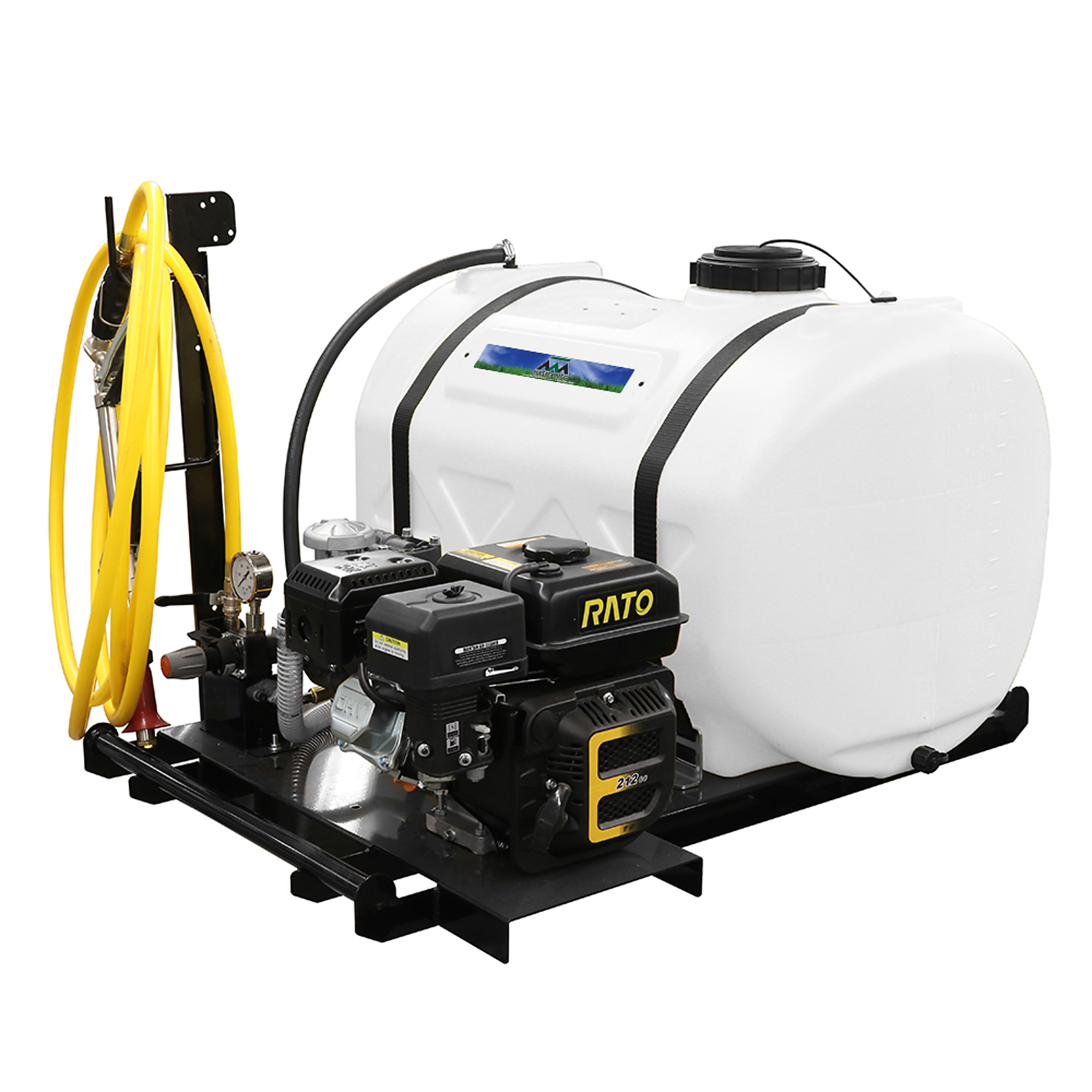 Master Mfg, 60-Gal Skid Spot Sprayer - 10.0GPM, Tank Size 60 Gal, Flow 10.8 GPM, Pressure 580 PSI, Model# UNT-05-060J-MM